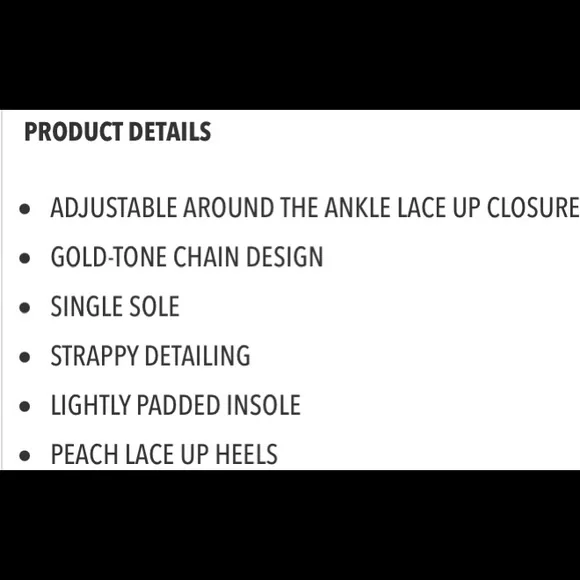 MISS LOLA Knot Detail Raya Peach Lace-Up Strappy Heels Sz:9 - Picture 14 of 15